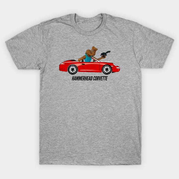 Hammerhead Corvette T-Shirt by That Junkman's Shirts and more!